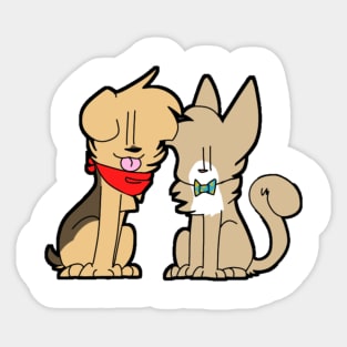 Duncan and Emmett Sticker